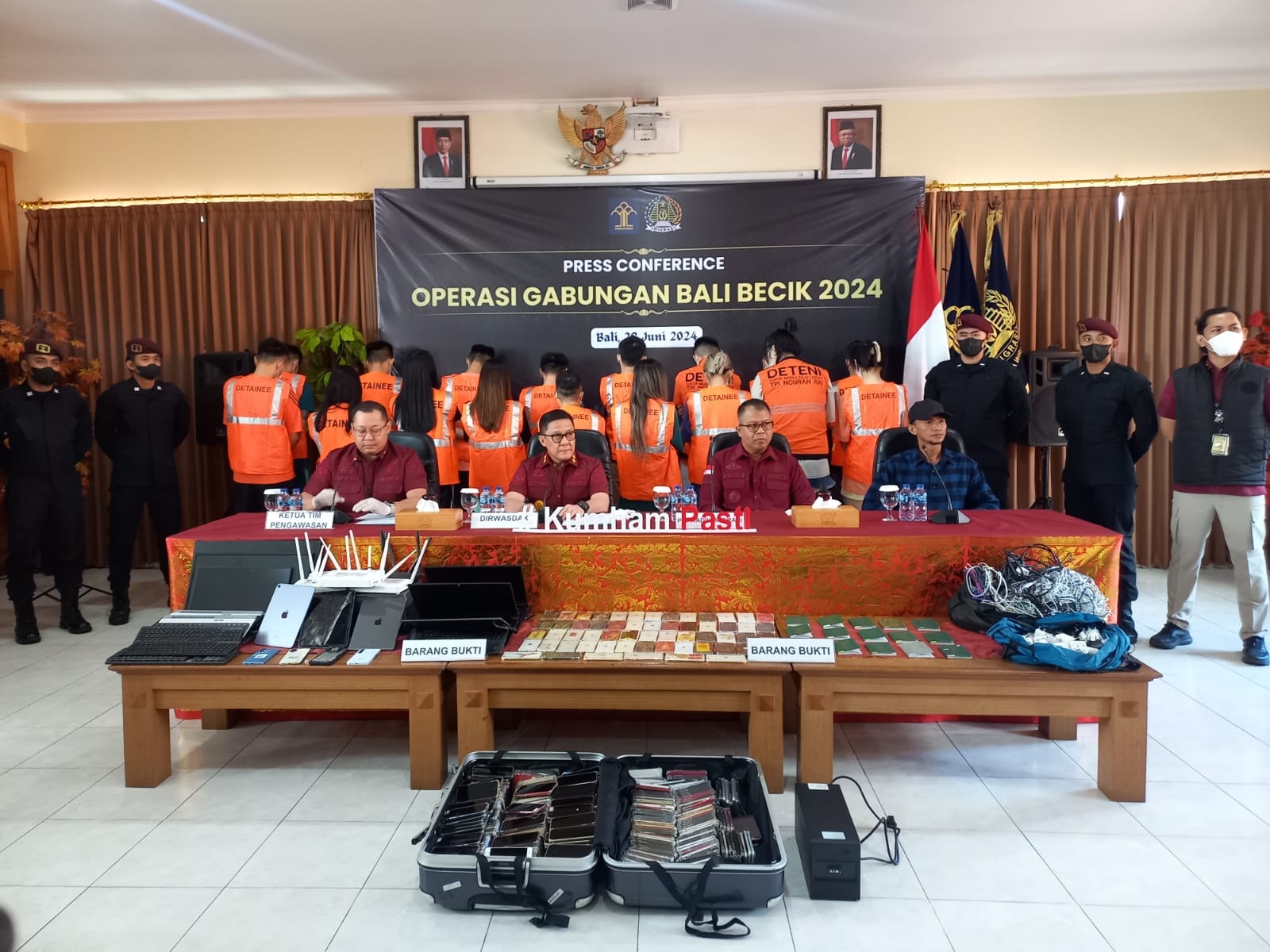 103 WNA Diduga Terkait Cyber Crime Semuanya Asal Taiwan | Warta Bali Online